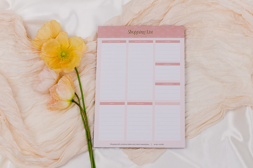 A5 Tear-off Magnetic Shopping List Pad