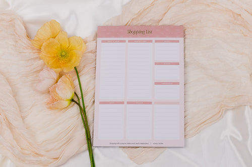 A5 Tear-off Magnetic Shopping List Pad