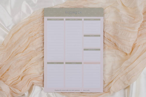 A5 Tear-off Magnetic Shopping List Pad